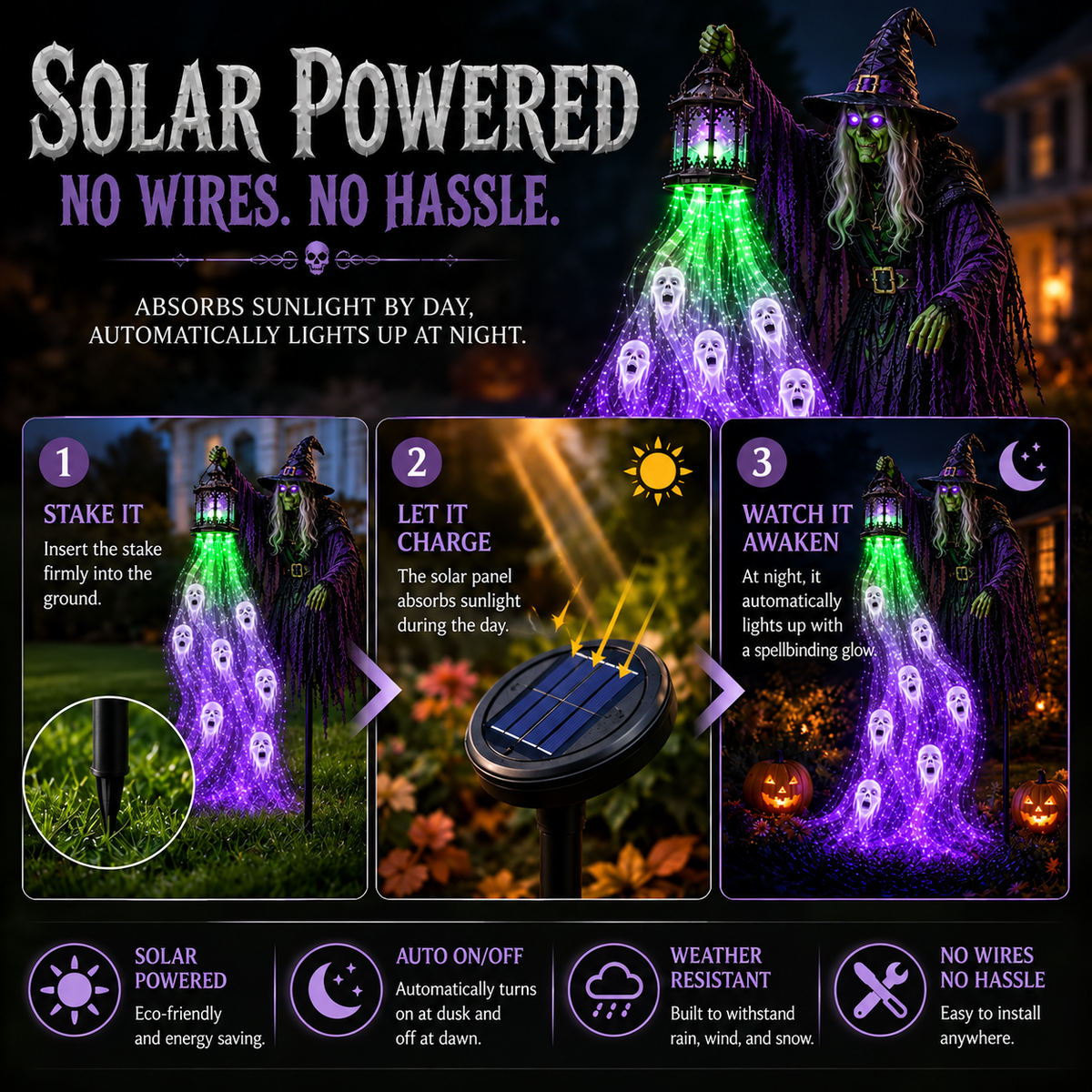 Wicked Witch Garden Light