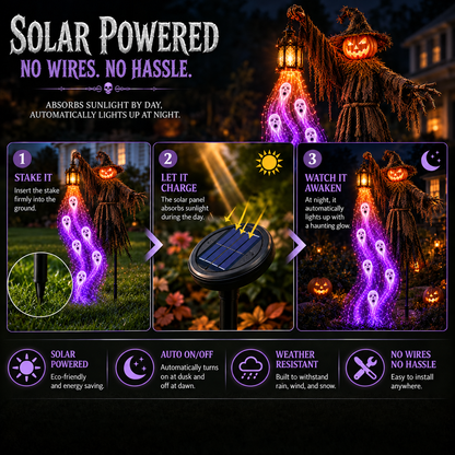 Halloween Animated Scarecrow Yard Light Series