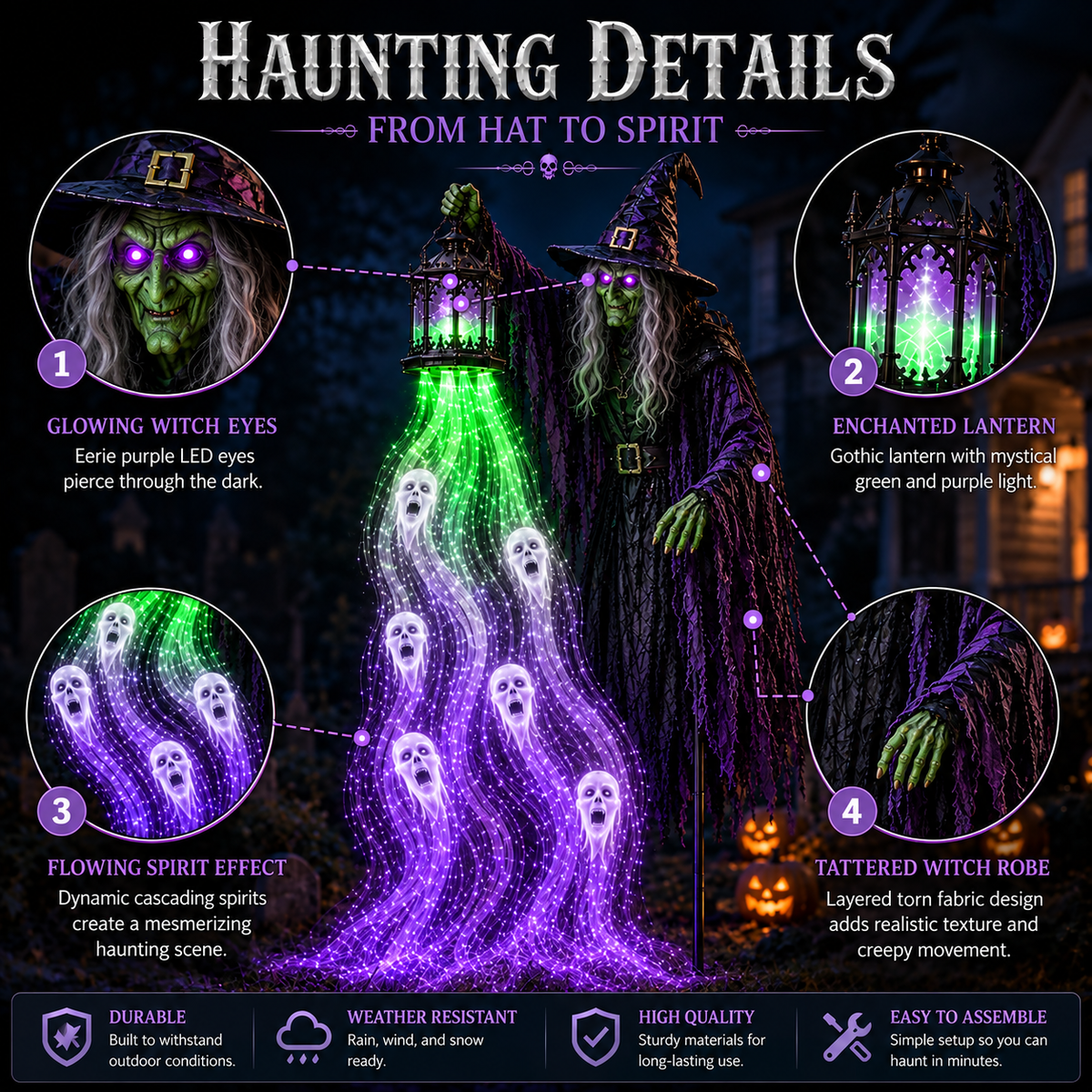 Wicked Witch Garden Light