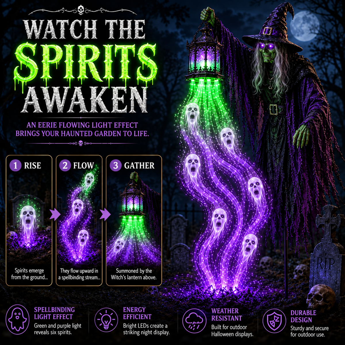 Wicked Witch Garden Light