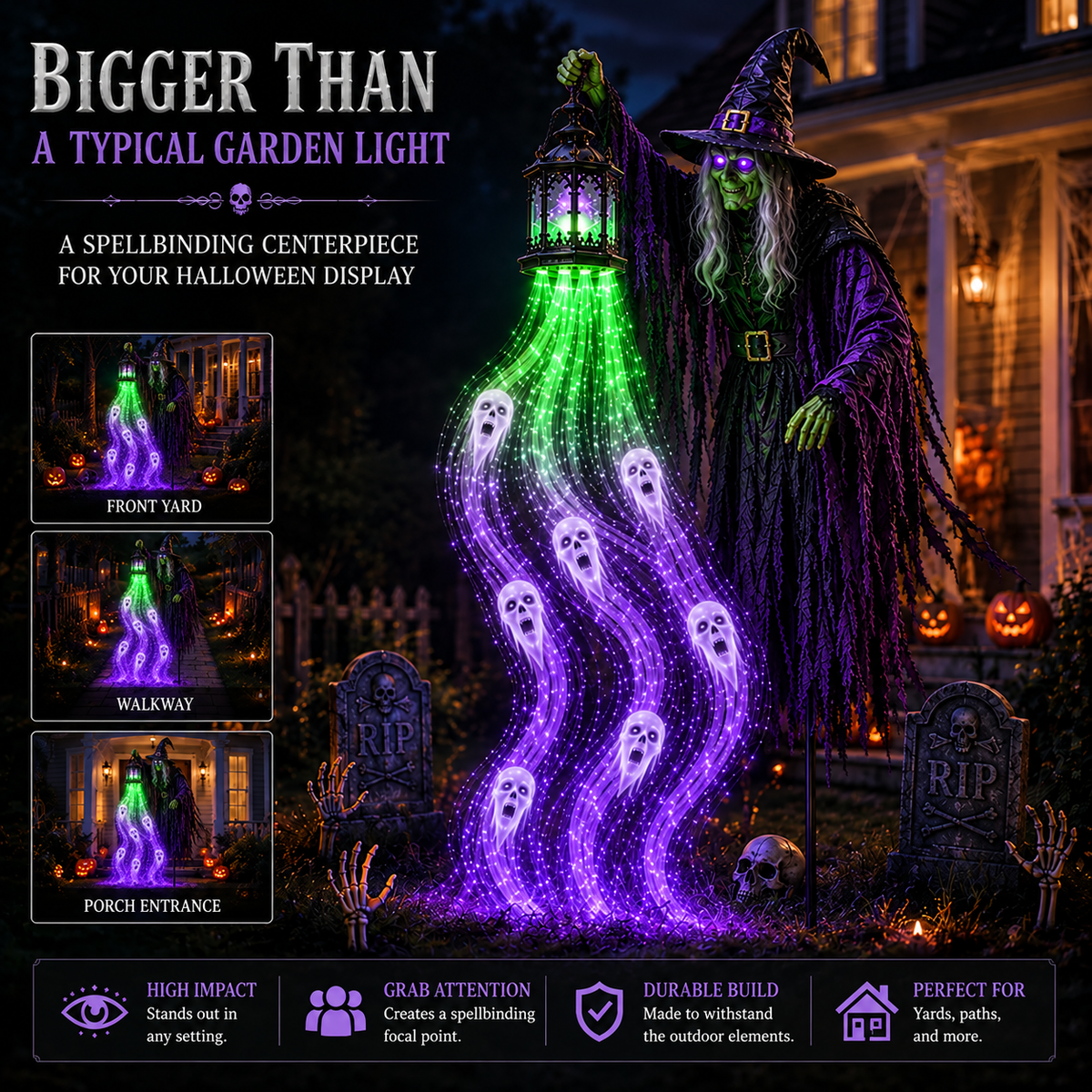 Wicked Witch Garden Light